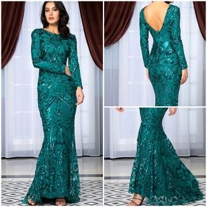 Sequin Floor Length Dress